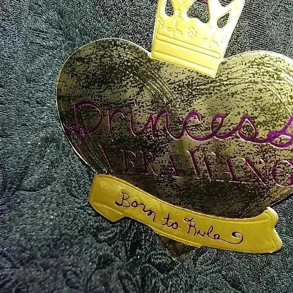 Vera Wang Princess Born to Rule Black dress with surface texture design - Picture 3 of 8